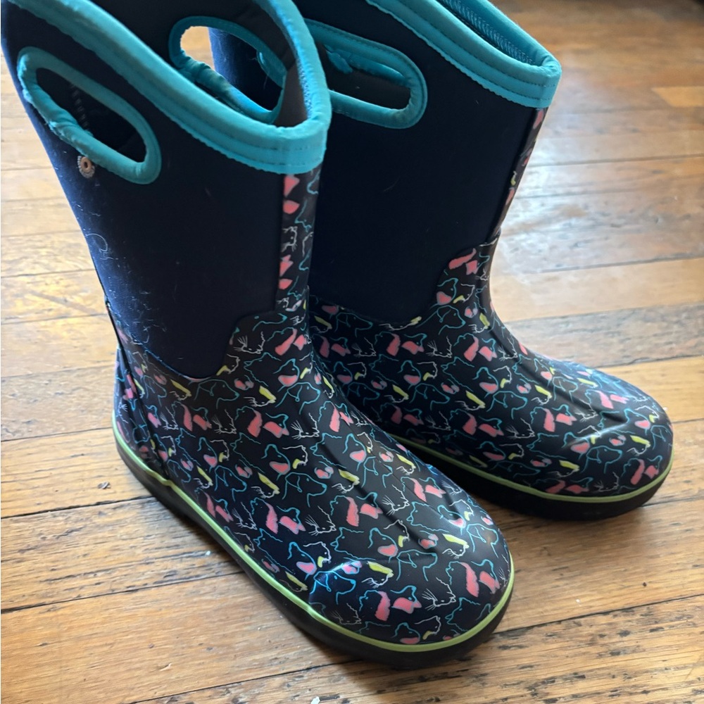 Kids Colorful Dinosaur Rain Boots